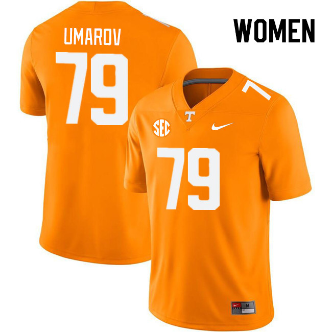 Women #79 Shamurad Umarov Tennessee Volunteers College Football Jerseys Stitched Sale-Orange - Click Image to Close